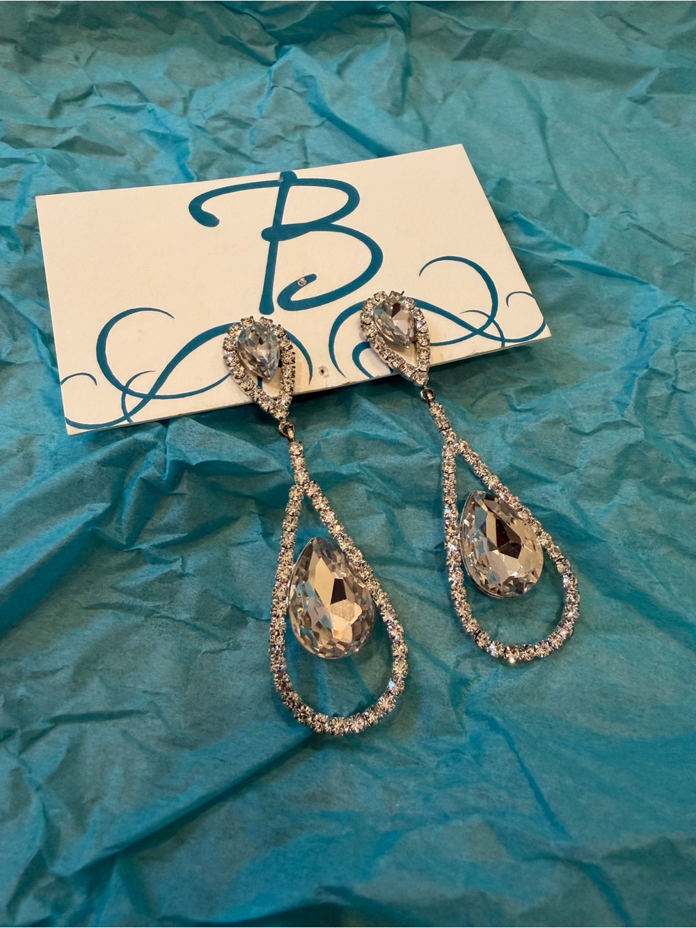 Bridal Rhinestone Earrings